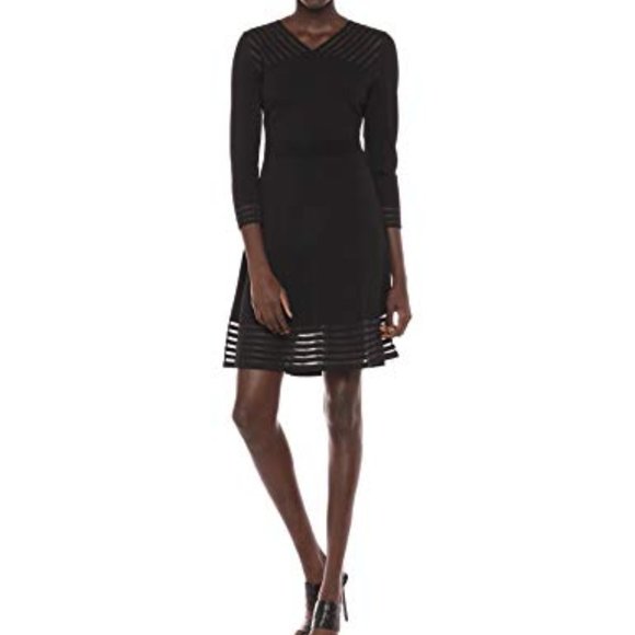 Calvin Klein Dresses & Skirts - NWT Calvin Klein Sweater Dress w/ Illusion Hem